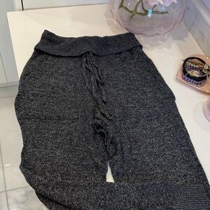 Aerie Charcoal Gray Knit Pants